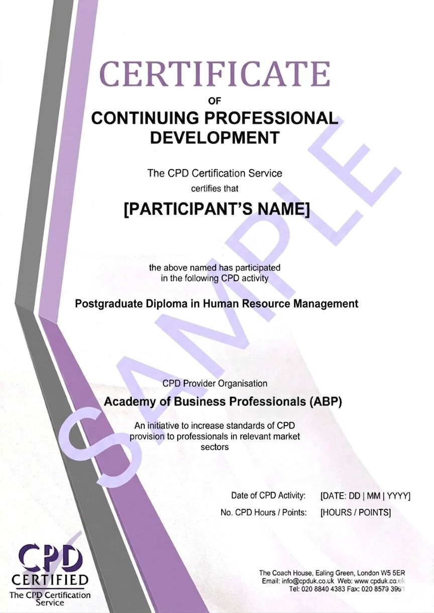 CPD Certificate