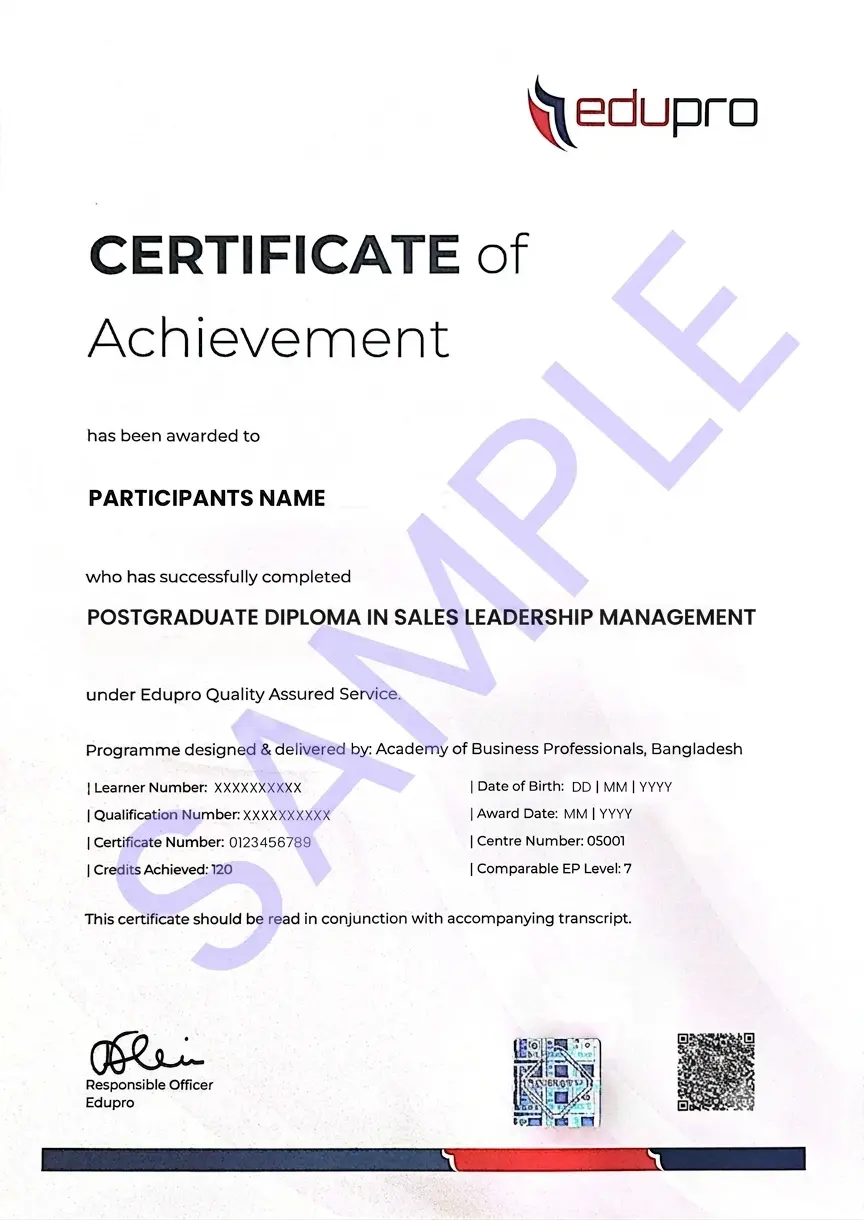 SLM Certificate